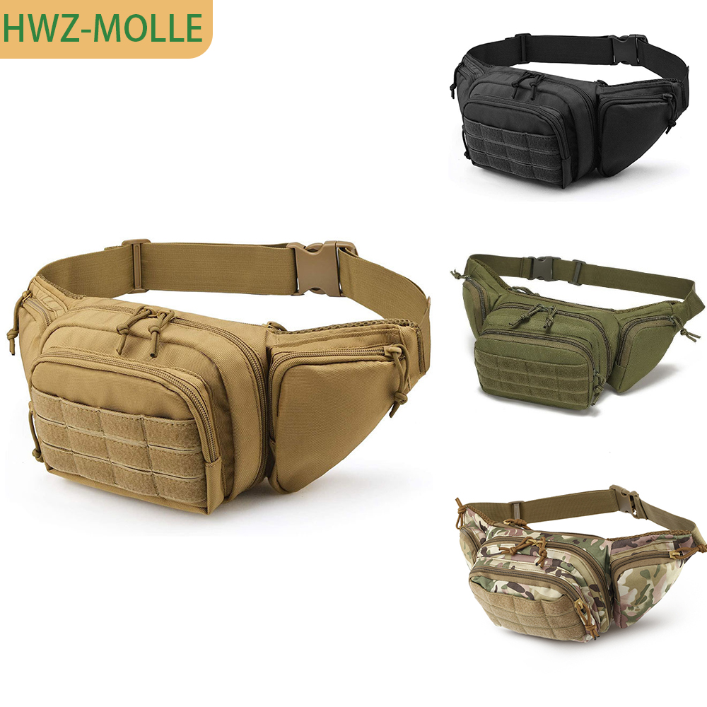 Edc Concealed Carry Fanny Pack - Tactische Molle heuptas heuptas verborgen draagholster