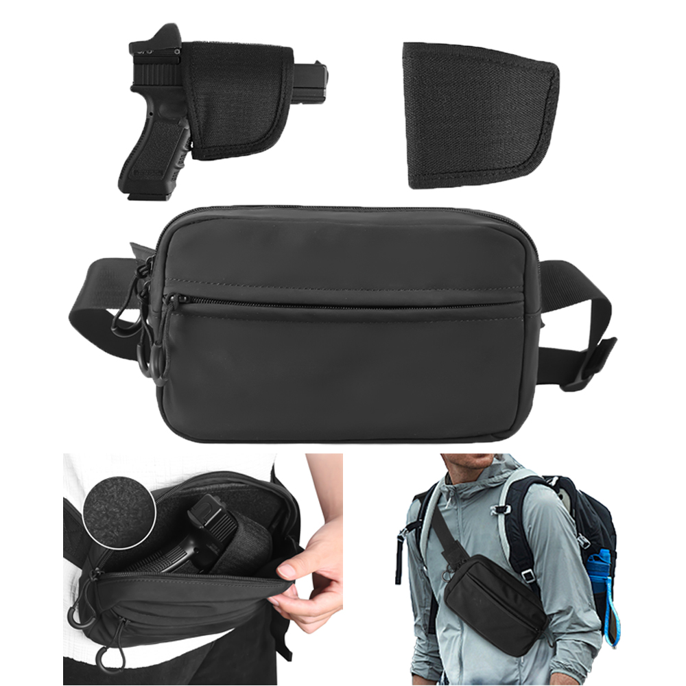 Edc Concealed Carry Fanny Pack - Tactische Crossbody Tas Pistool Heuptas Verborgen