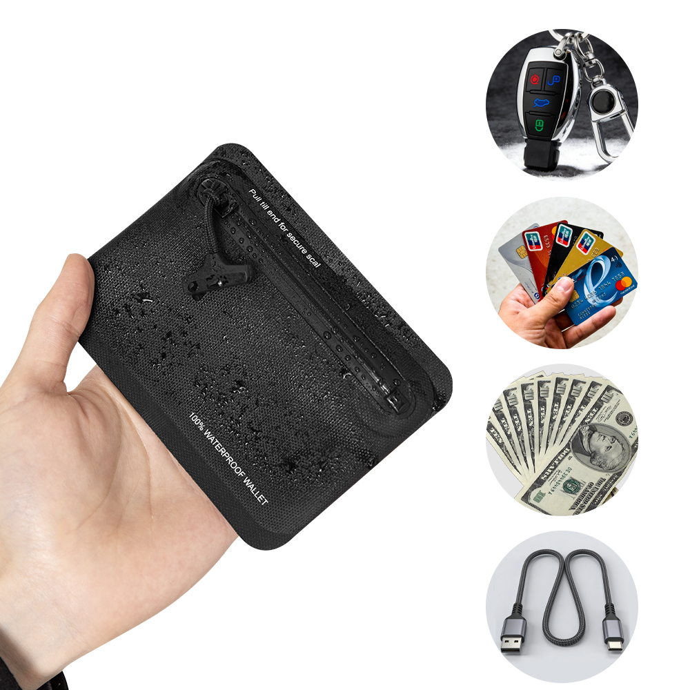 Appendix Carry Edc - Waterdichte portemonnee met ritssluiting, lichtgewicht EDC-etui