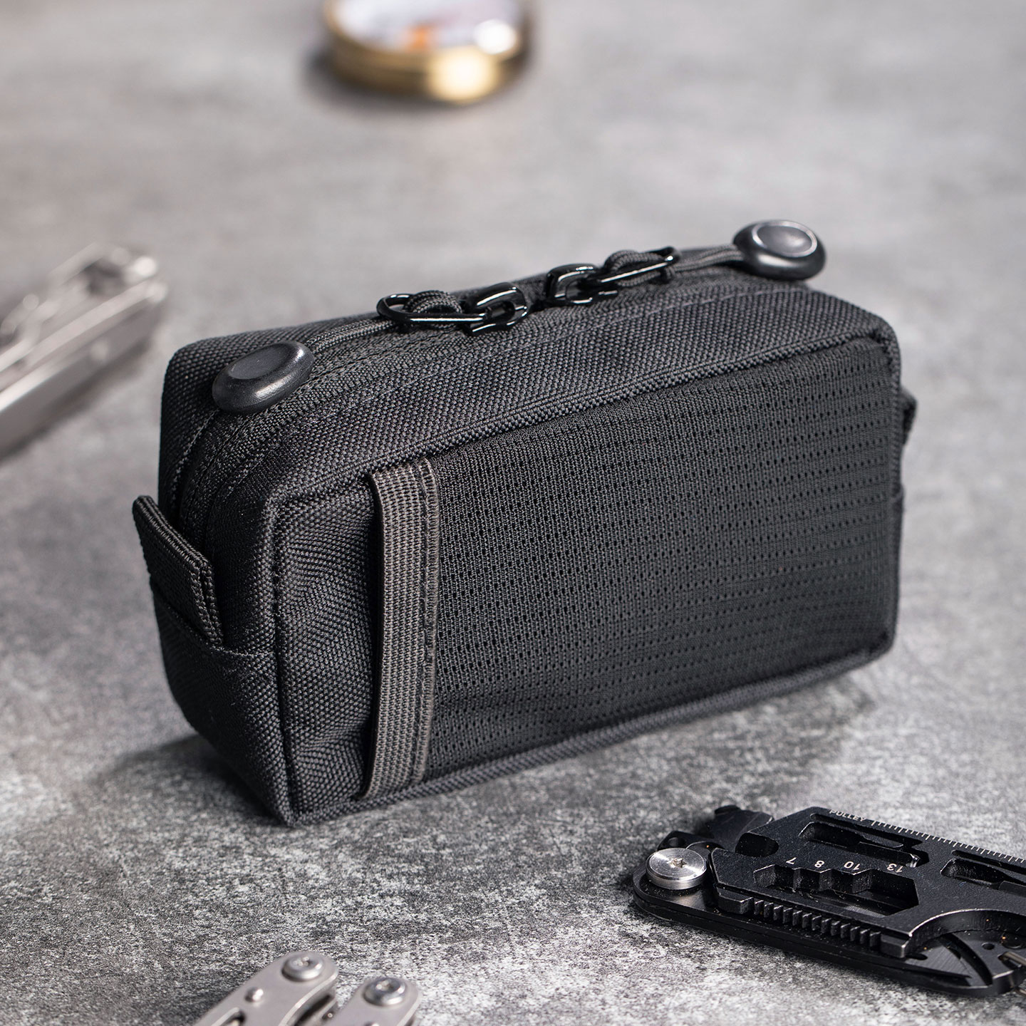 Edc Everyday Carry Gear - Tactische EDC-organizer tas van duurzaam Oxford-stof,