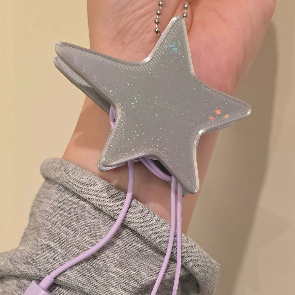 Cable Winder Keychain - 3D Star Kabelopwinder – Y2K Leuke