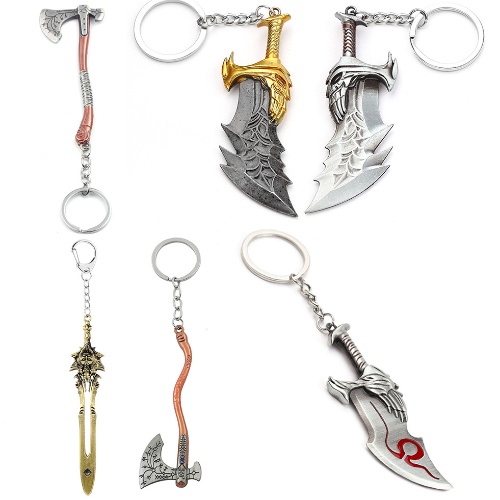 Carabiner Keychain - God of War 4 Kratos Zwaard