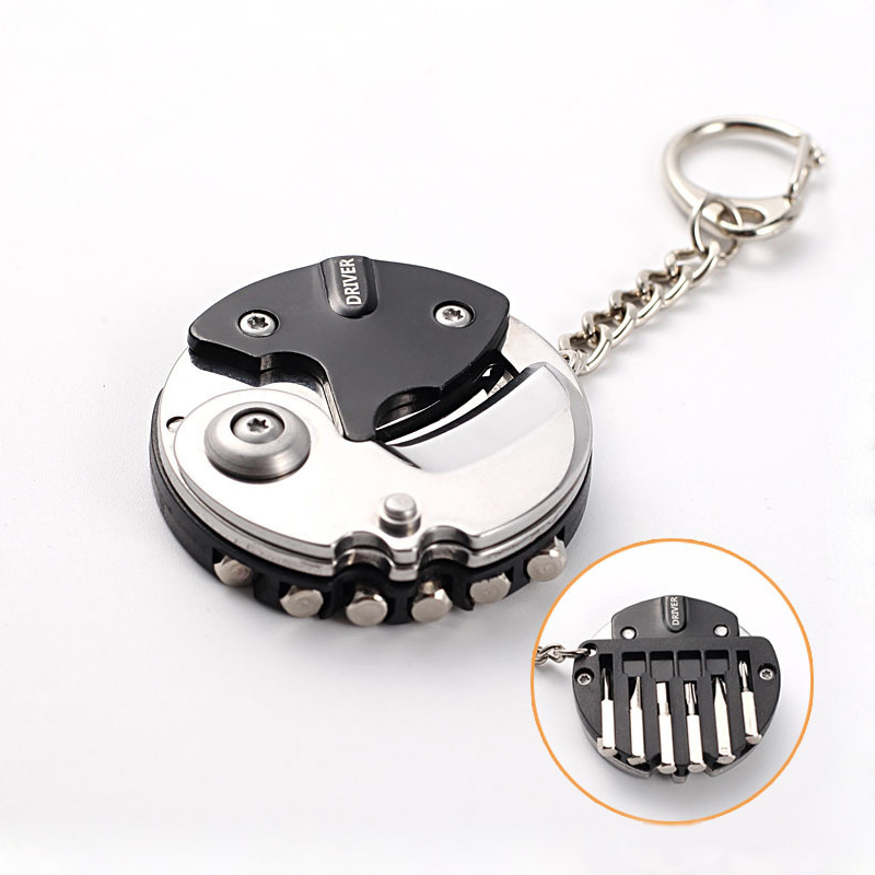 Edc Concealed Carry Knife - Multifunctionele muntmes sleutelhanger Carry Around Outdoor