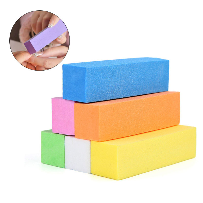 Nail File Titanium - 2/5/10 Pcs Nail Art Schuren Spons