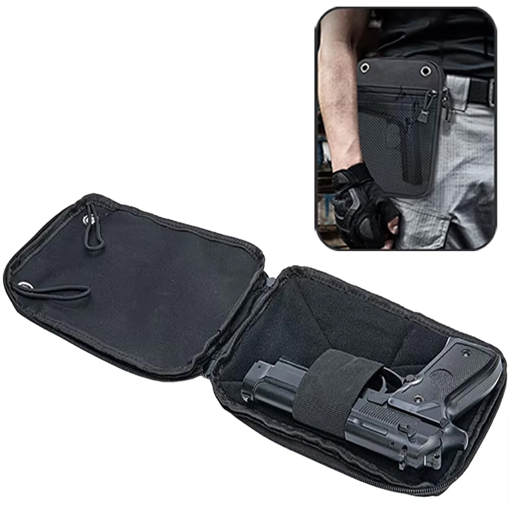 Edc Concealed Carry Fanny Pack - Molle Outdoor Tactische Verborgen Pistoolholster Pouch