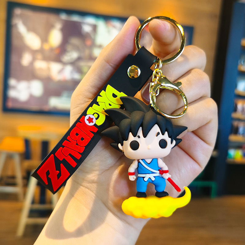 Carabiner Keychain - Ball Z Goku PVC Sleutelhanger 3D