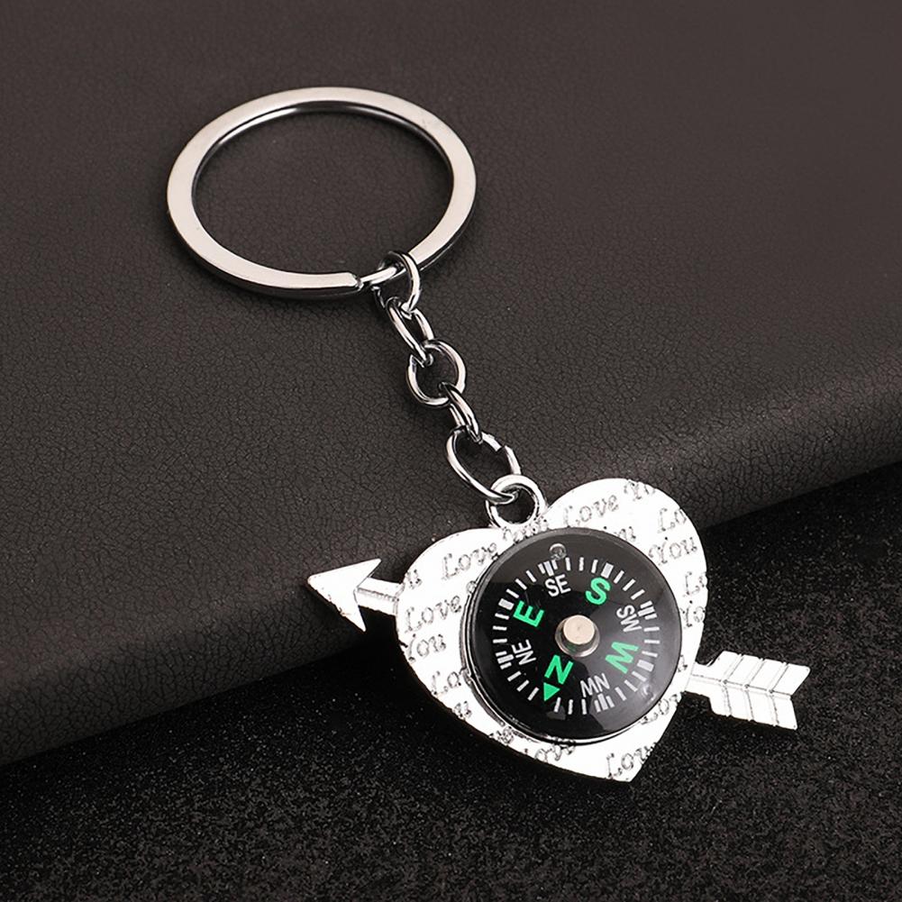 Compass Keychain Mini - Hoogwaardige sleutelhanger met textuur, mini-kompas van