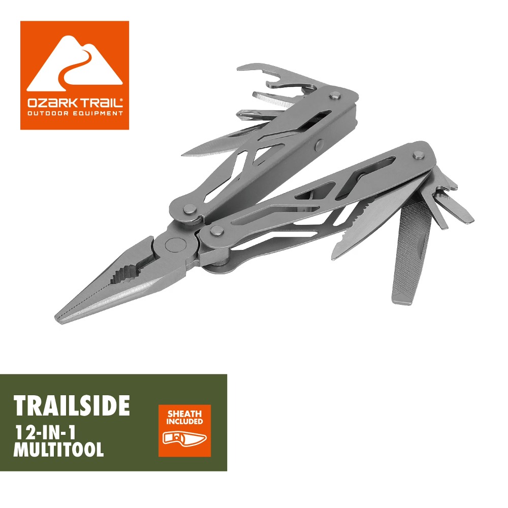 Edc Everyday Carry Gear - 12-in-1 multitool voor kamperen, wandelen, overlevingsuitrusting