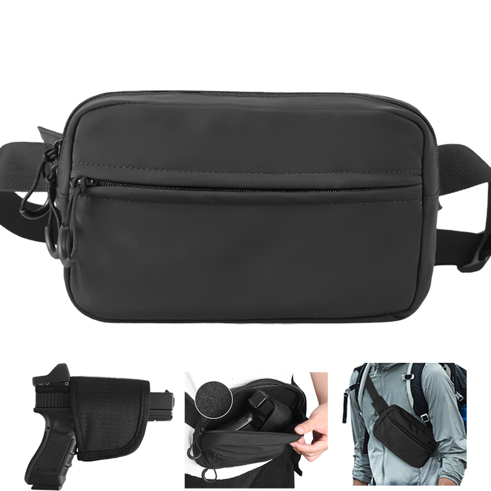 Appendix Carry Edc - Tactische Crossbody Tas Pistool Heuptas Verborgen