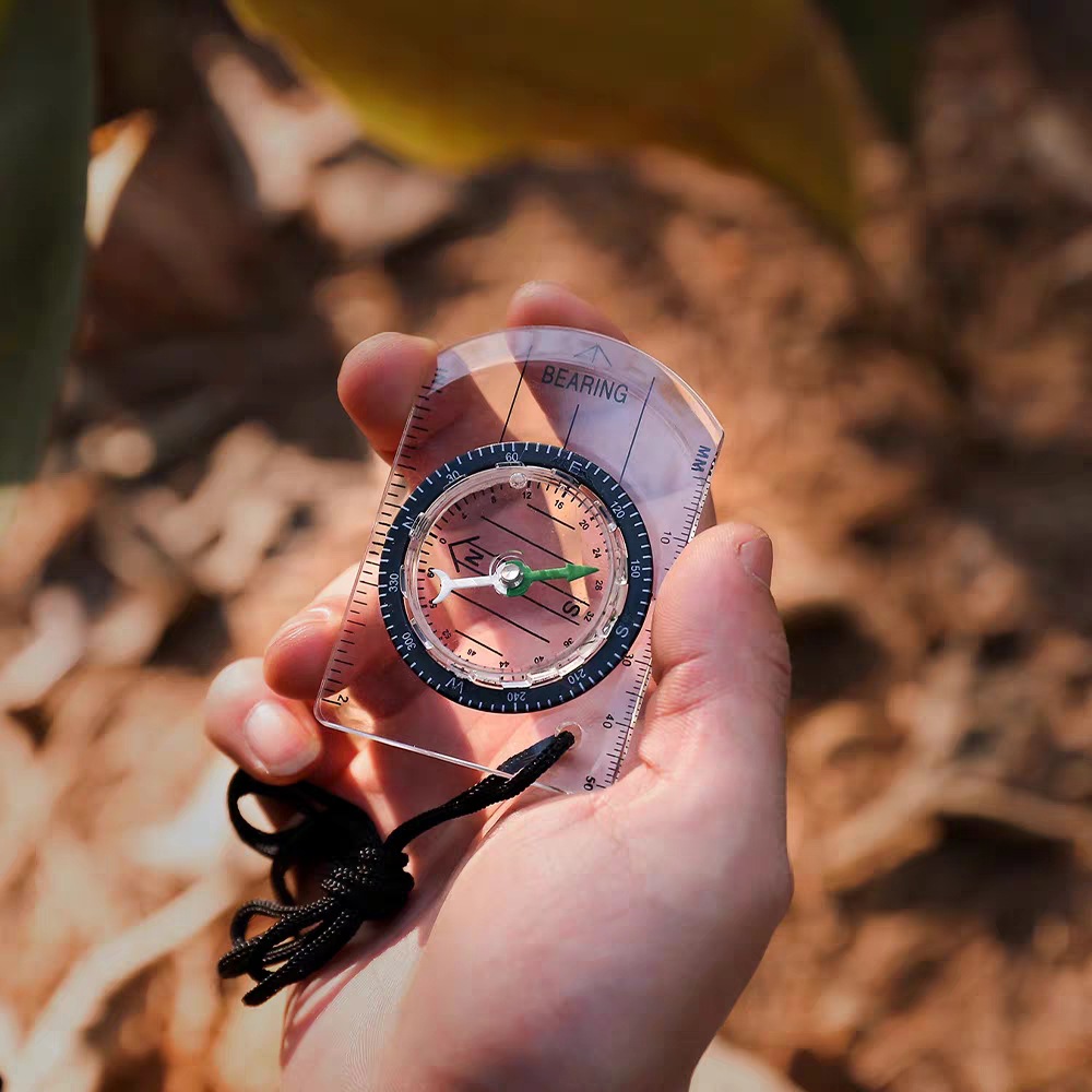 Compass Keychain Mini - 1st/2st Nieuw Outdoor mini Acryl Transparant