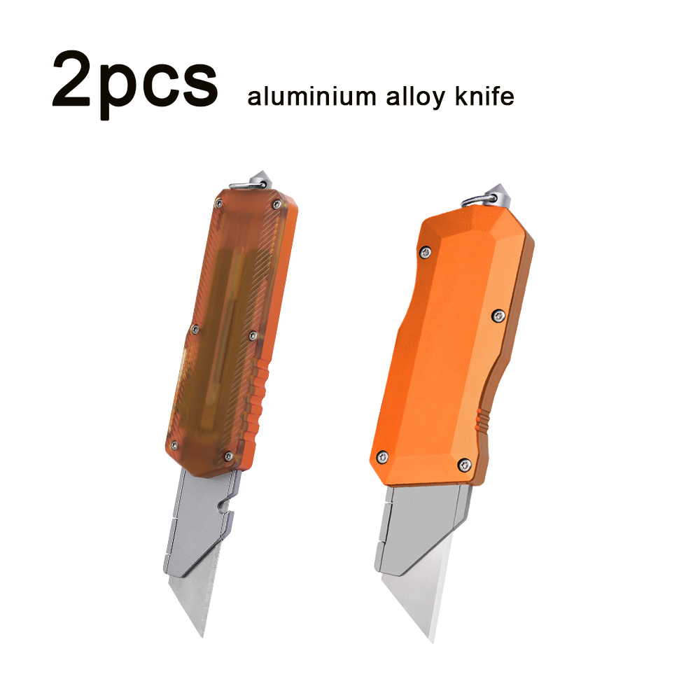 Everyday Carry (Edc) Knife - Tweedelige combinatiemesjesset van aluminiumlegering. Universeel mes