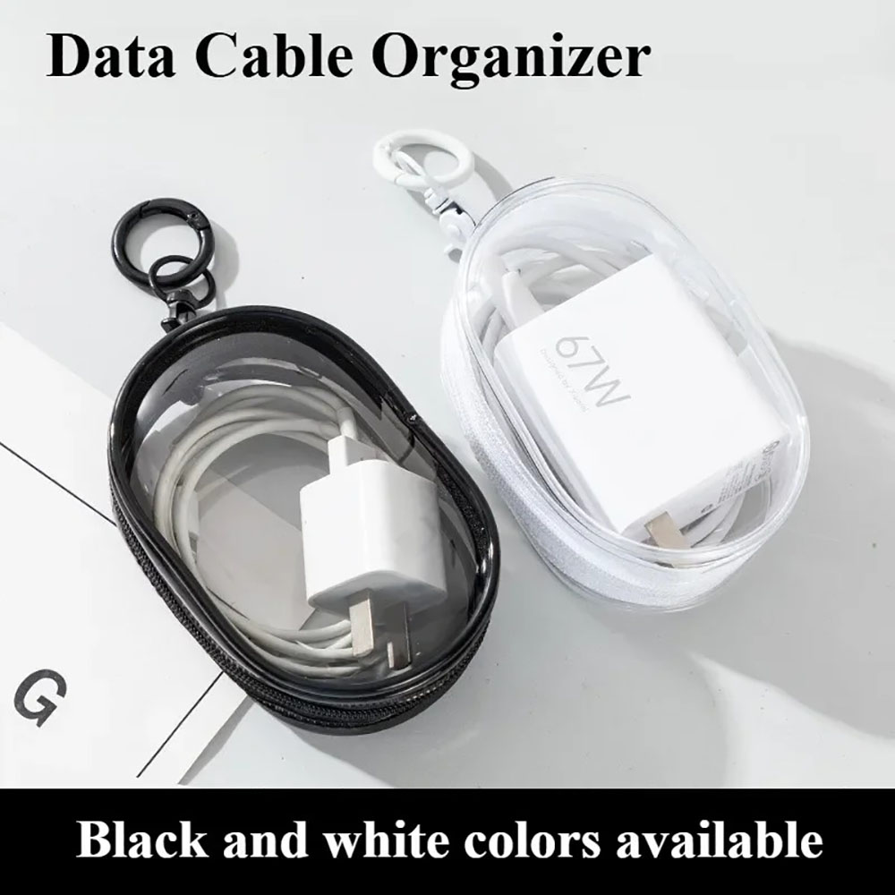 Cable Winder Keychain - Kabelopberger voor oordopjes, mobiele telefoons, reiskabels,