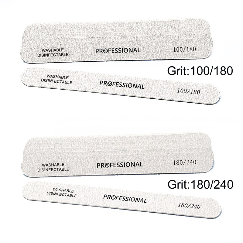 100 Stuks Houten Nagelvijl Pro - Nail File Titanium recensie en prijs