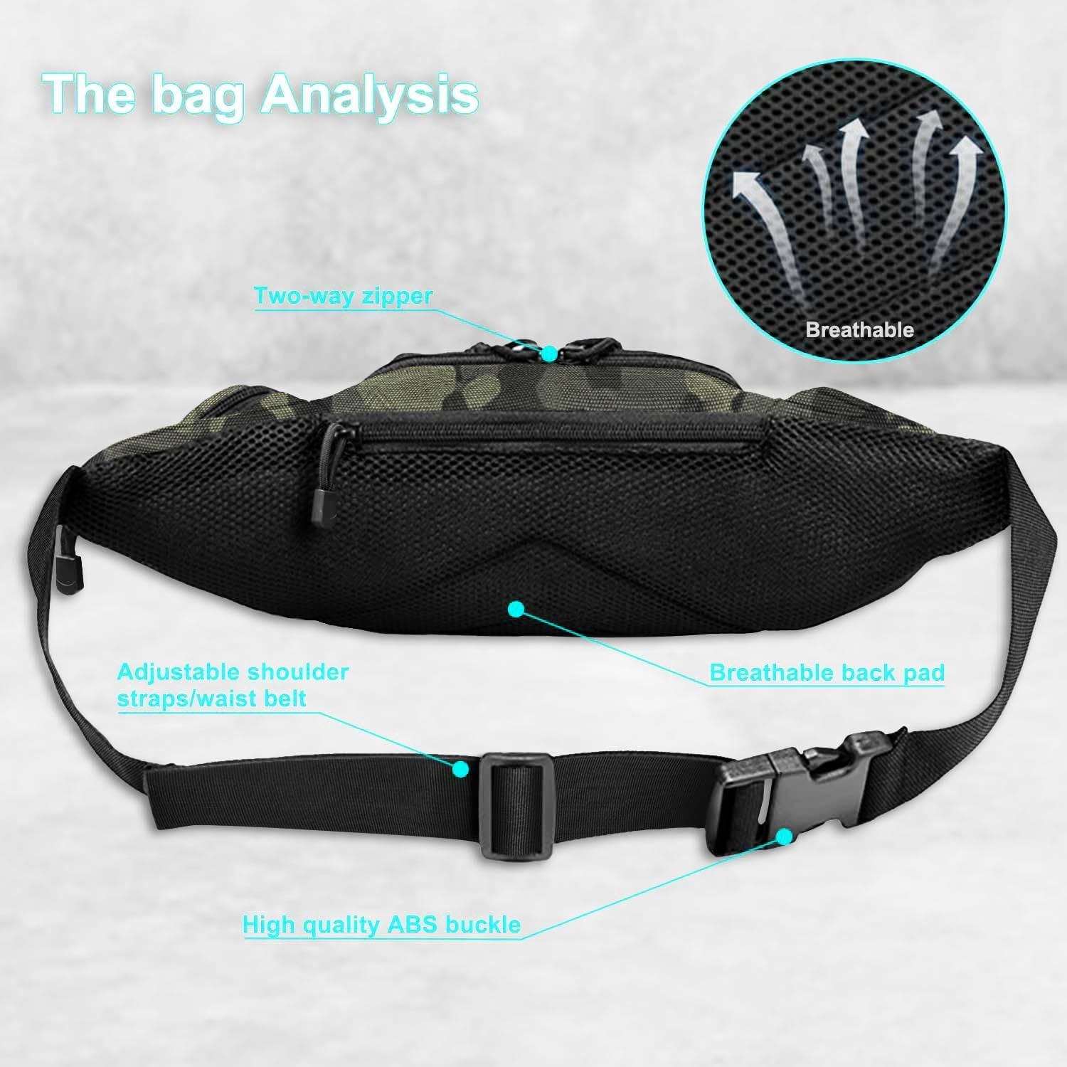 Waterdichte tactische heuptas  - Edc Concealed Carry Fanny Pack recensie en prijs