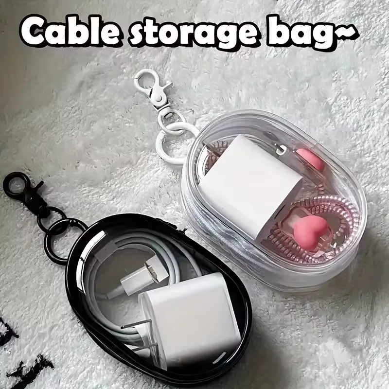Draagbare mini transparante op - Cable Winder Keychain recensie en prijs