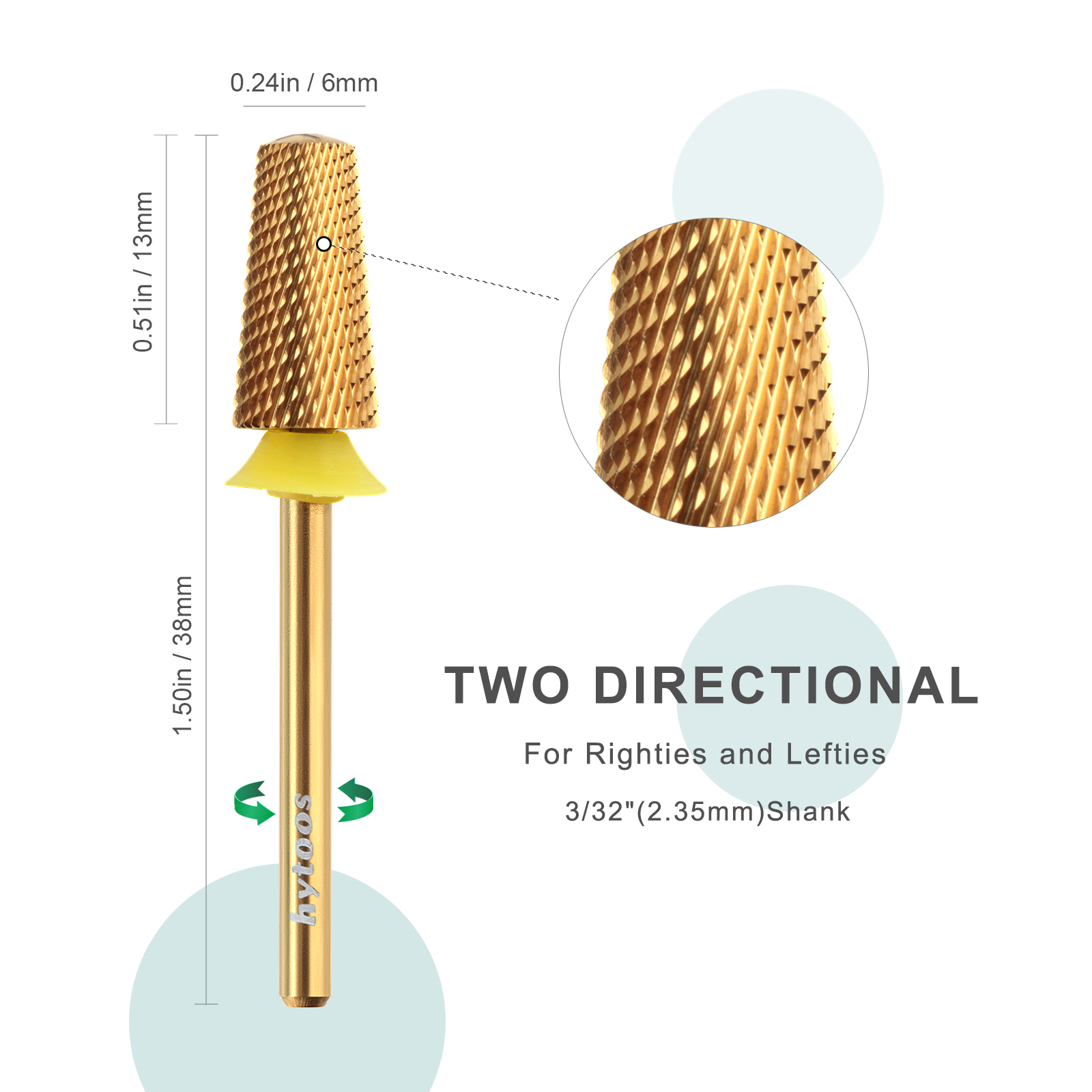 HYTOOS XF Titanium Veiligheid  - Nail File Titanium recensie en prijs