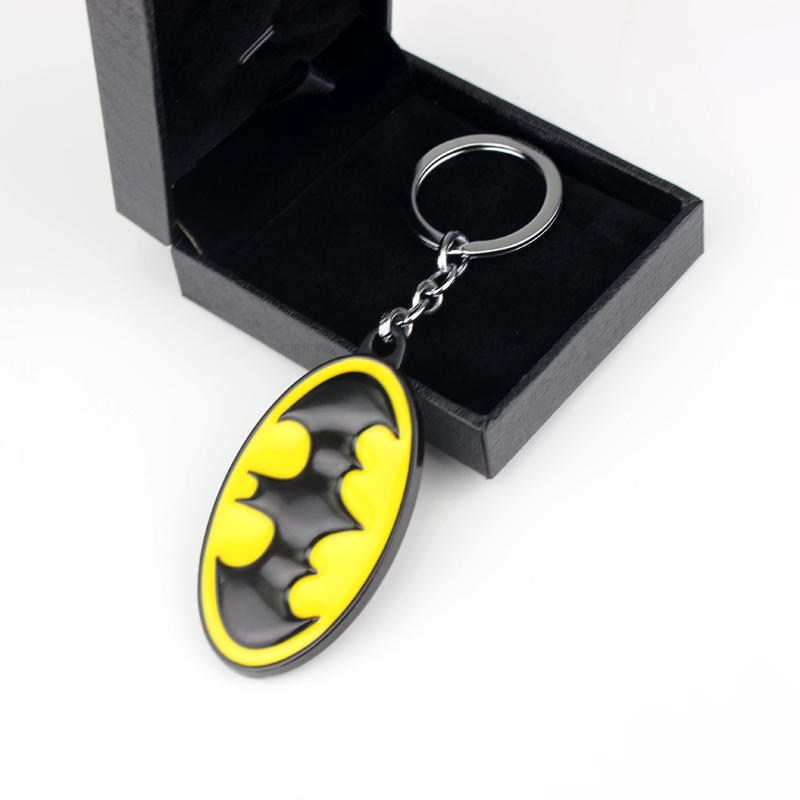 Creatieve zwart-gele ovale met - Carabiner Keychain recensie en prijs