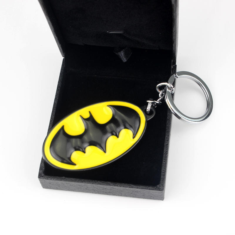 Creatieve zwart-gele ovale met - Carabiner Keychain recensie en prijs