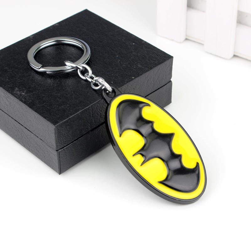 Creatieve zwart-gele ovale met - Carabiner Keychain recensie en prijs
