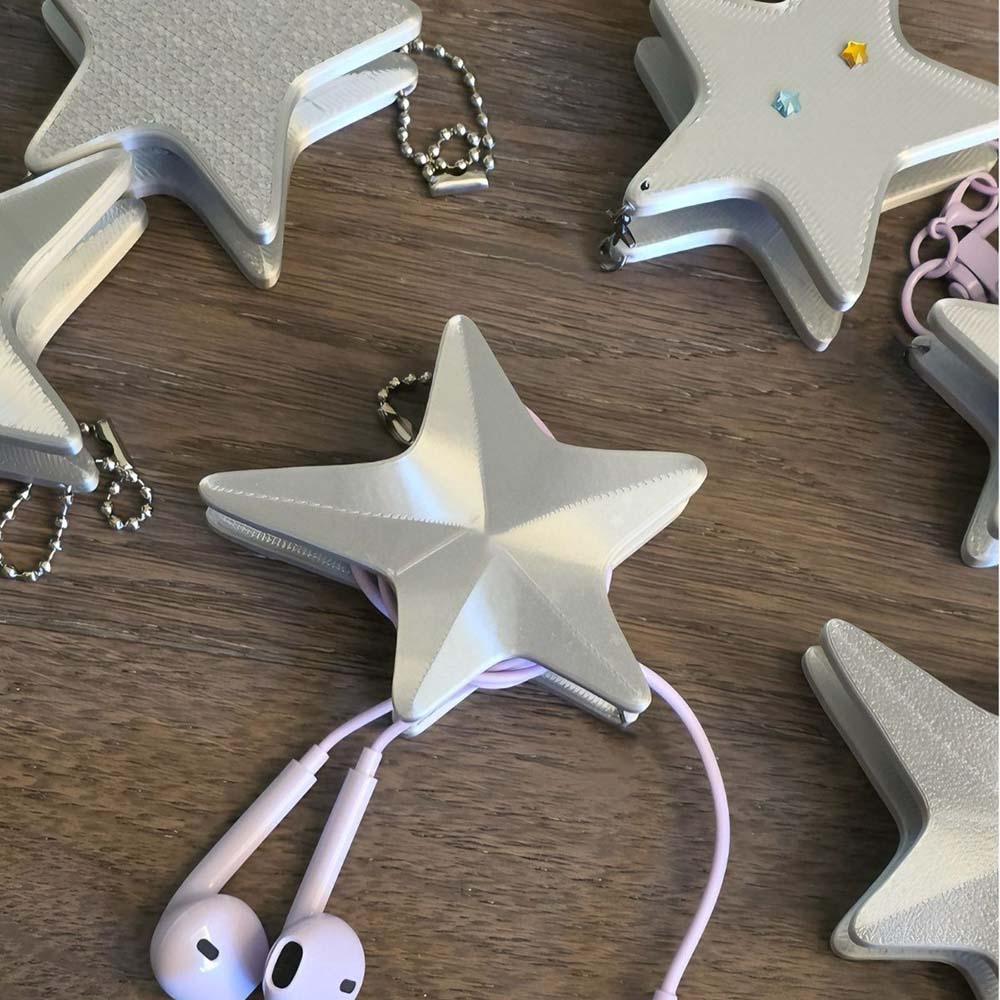 3D Star Kabelopwinder, Y2K Sch - Cable Winder Keychain recensie en prijs