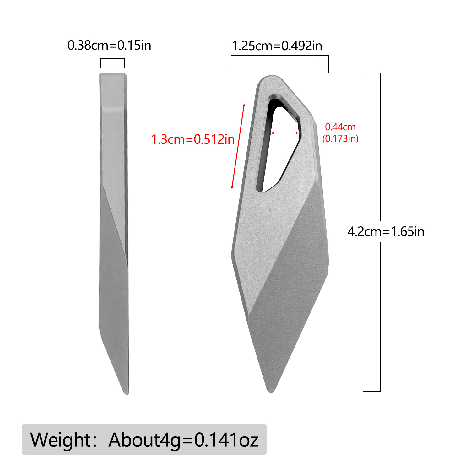 Draagbare titaniumlegering 2 s - Titanium Pry Bar recensie en prijs