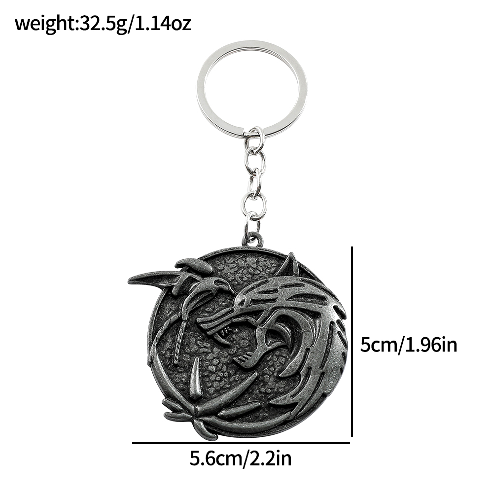 Vintage Wolf Head sleutelhange - Carabiner Keychain recensie en prijs