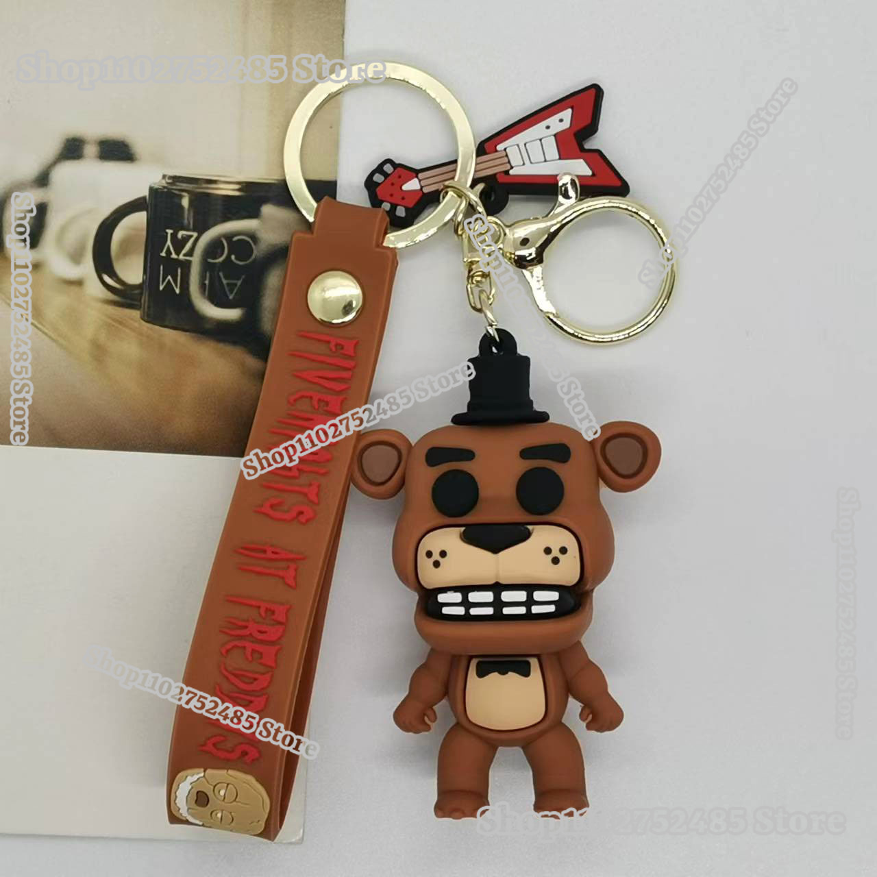 5 stuks Cartoon Anime FNAF Fig - Carabiner Keychain recensie en prijs