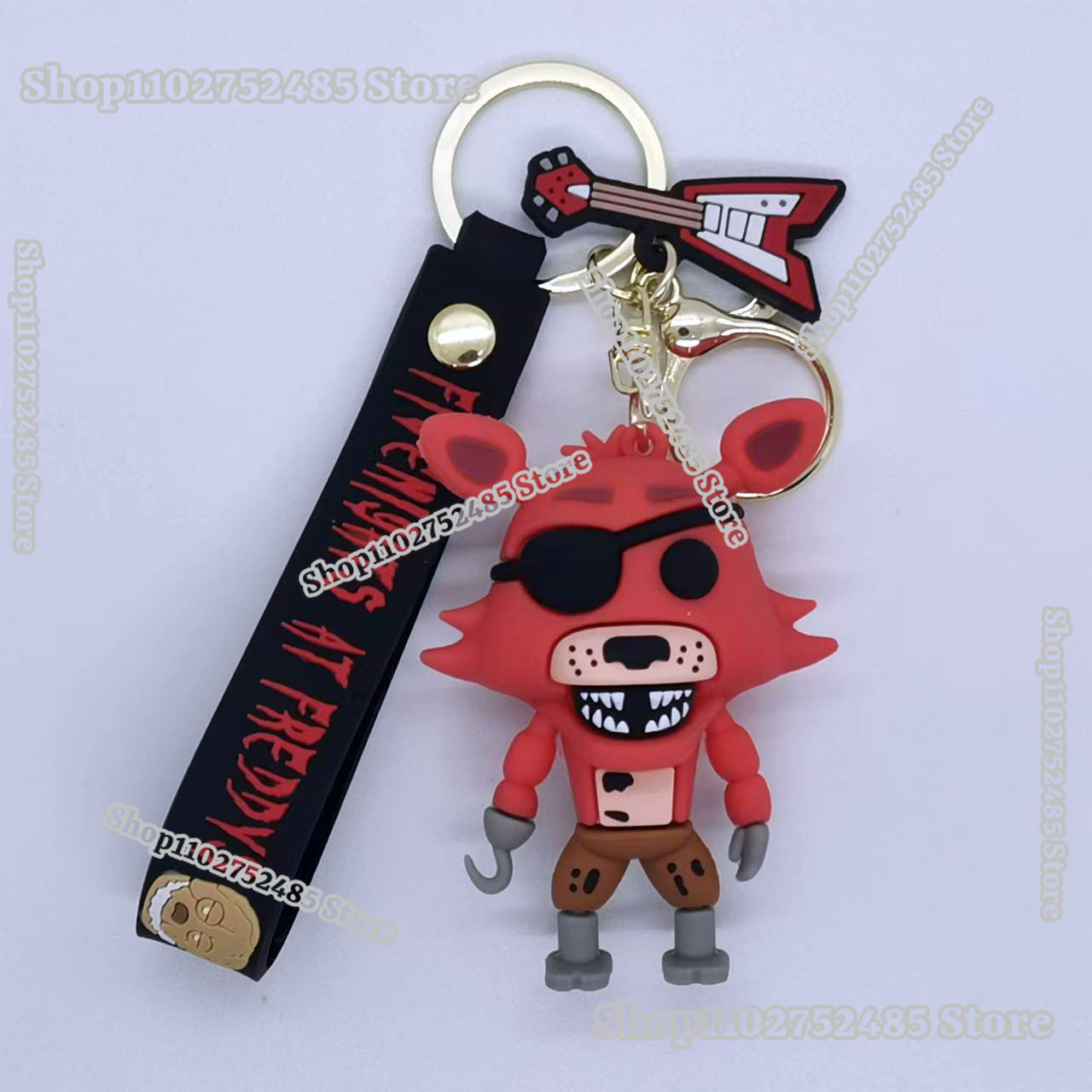 5 stuks Cartoon Anime FNAF Fig - Carabiner Keychain recensie en prijs
