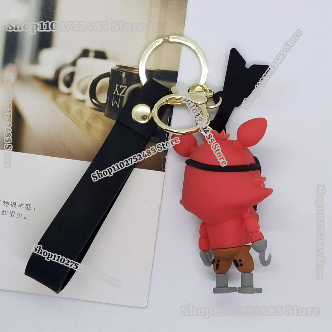 5 stuks Cartoon Anime FNAF Fig - Carabiner Keychain recensie en prijs