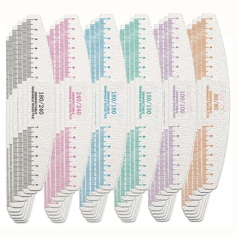 50/100 Stuks Regel Print Nagel - Nail File Titanium recensie en prijs