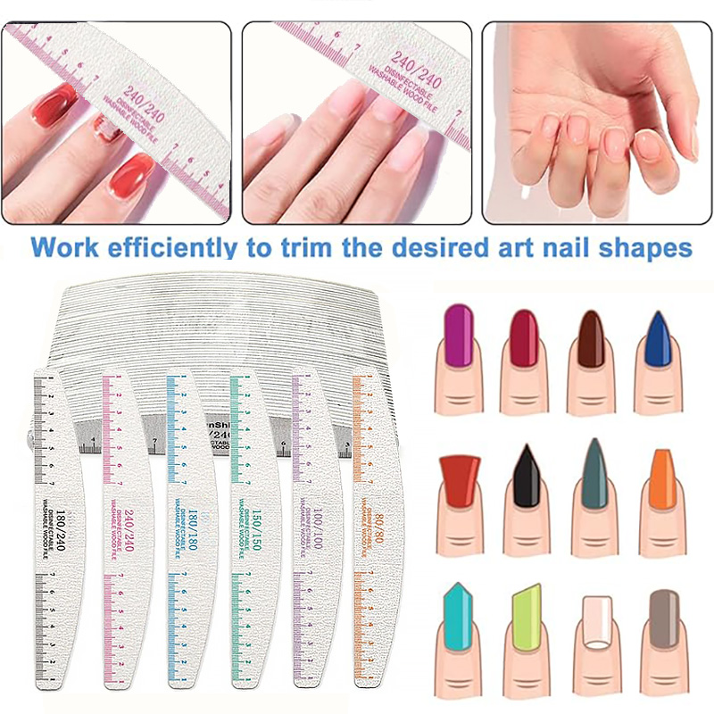 50/100 Stuks Regel Print Nagel - Nail File Titanium recensie en prijs