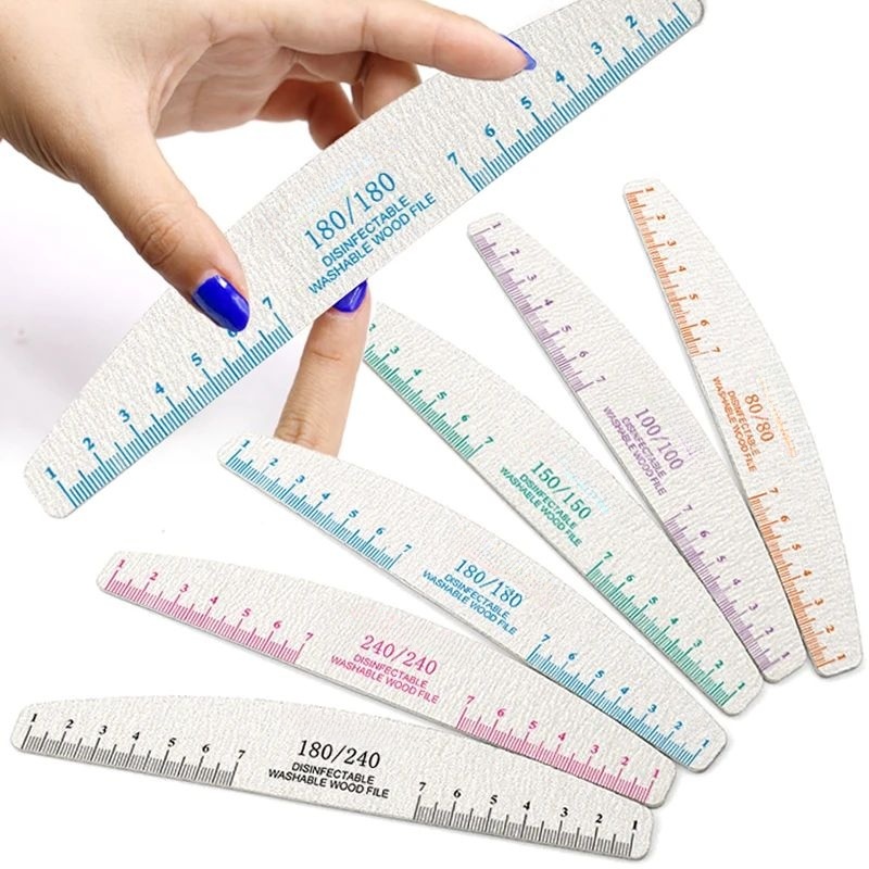 50/100 Stuks Regel Print Nagel - Nail File Titanium recensie en prijs