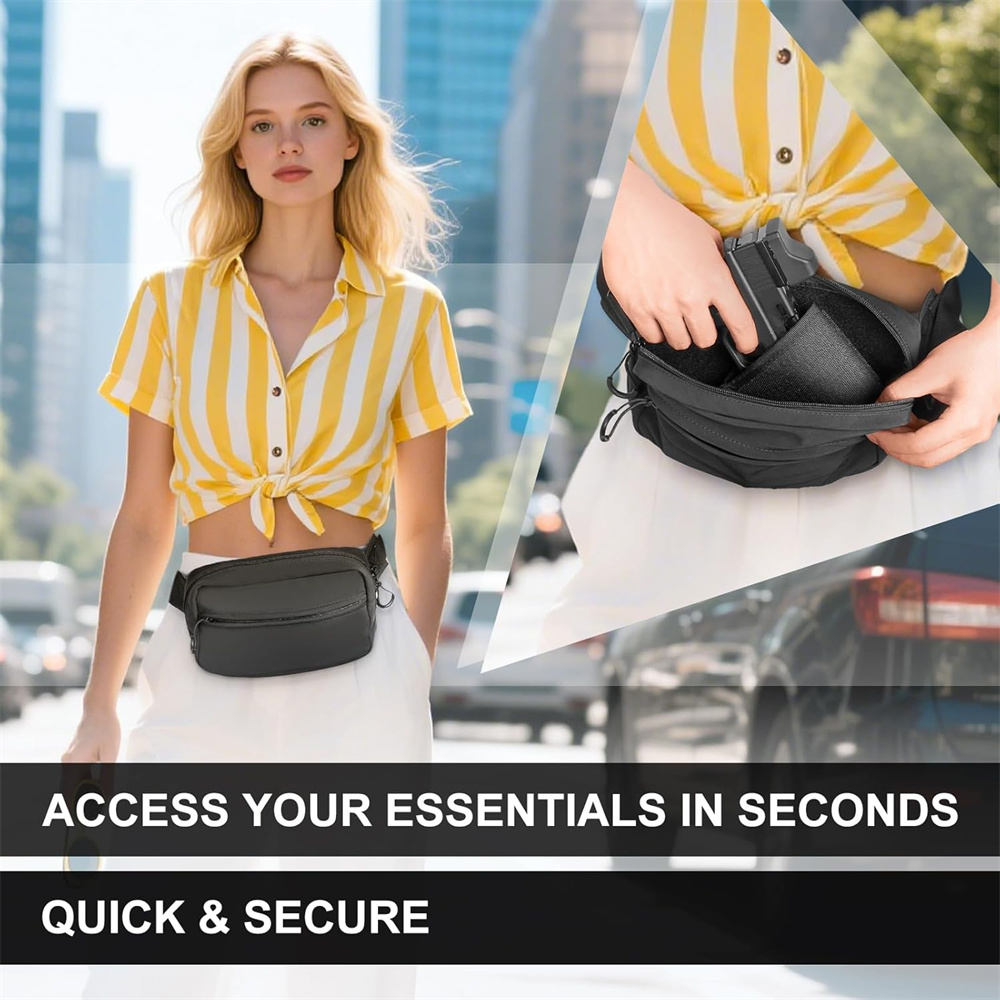 Verborgen Carry Gun Bag Pistoo - Edc Concealed Carry Fanny Pack recensie en prijs