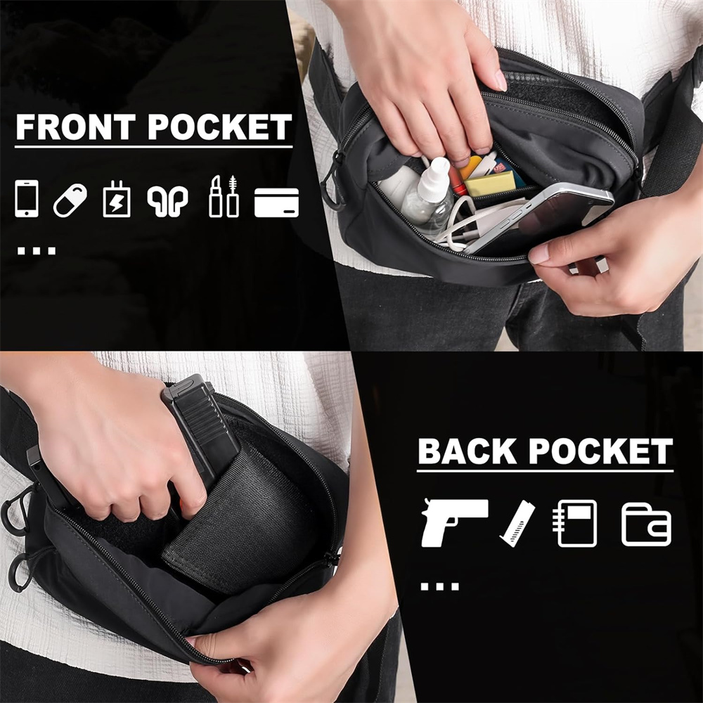 Verborgen Carry Gun Bag Pistoo - Edc Concealed Carry Fanny Pack recensie en prijs