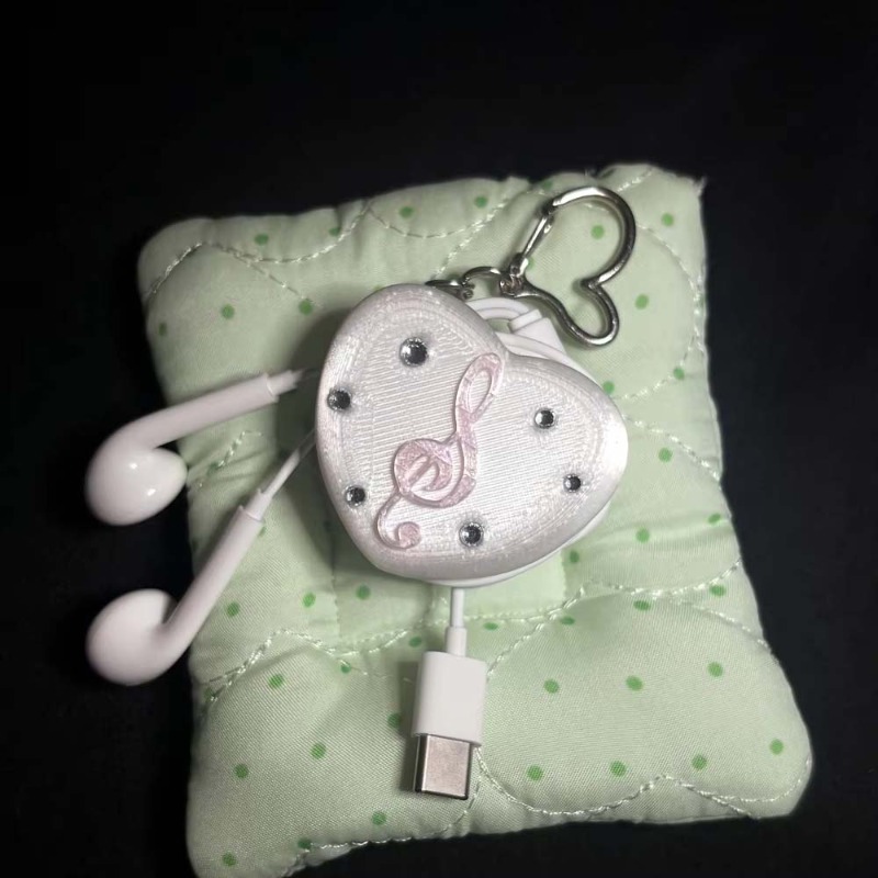 Gotische muzieknoot hartvormig - Cable Winder Keychain recensie en prijs
