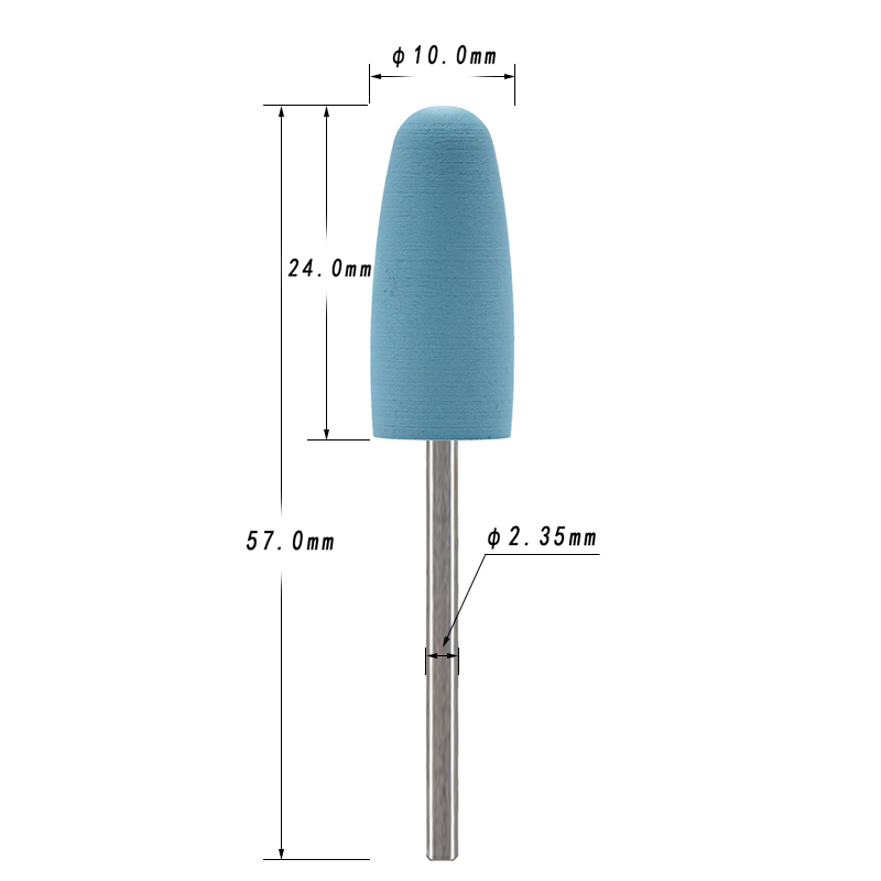 5 stks/set Siliconen Nagelbore - Nail File Titanium recensie en prijs
