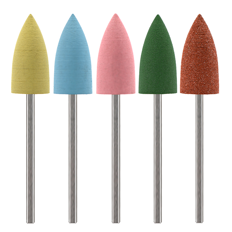 5 stks/set Siliconen Nagelbore - Nail File Titanium recensie en prijs