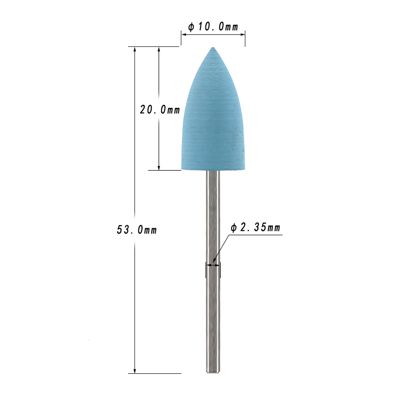 5 stks/set Siliconen Nagelbore - Nail File Titanium recensie en prijs