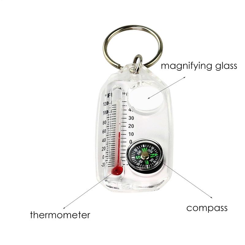 Mini-sleutelhanger multifuncti - Compass Keychain Mini recensie en prijs