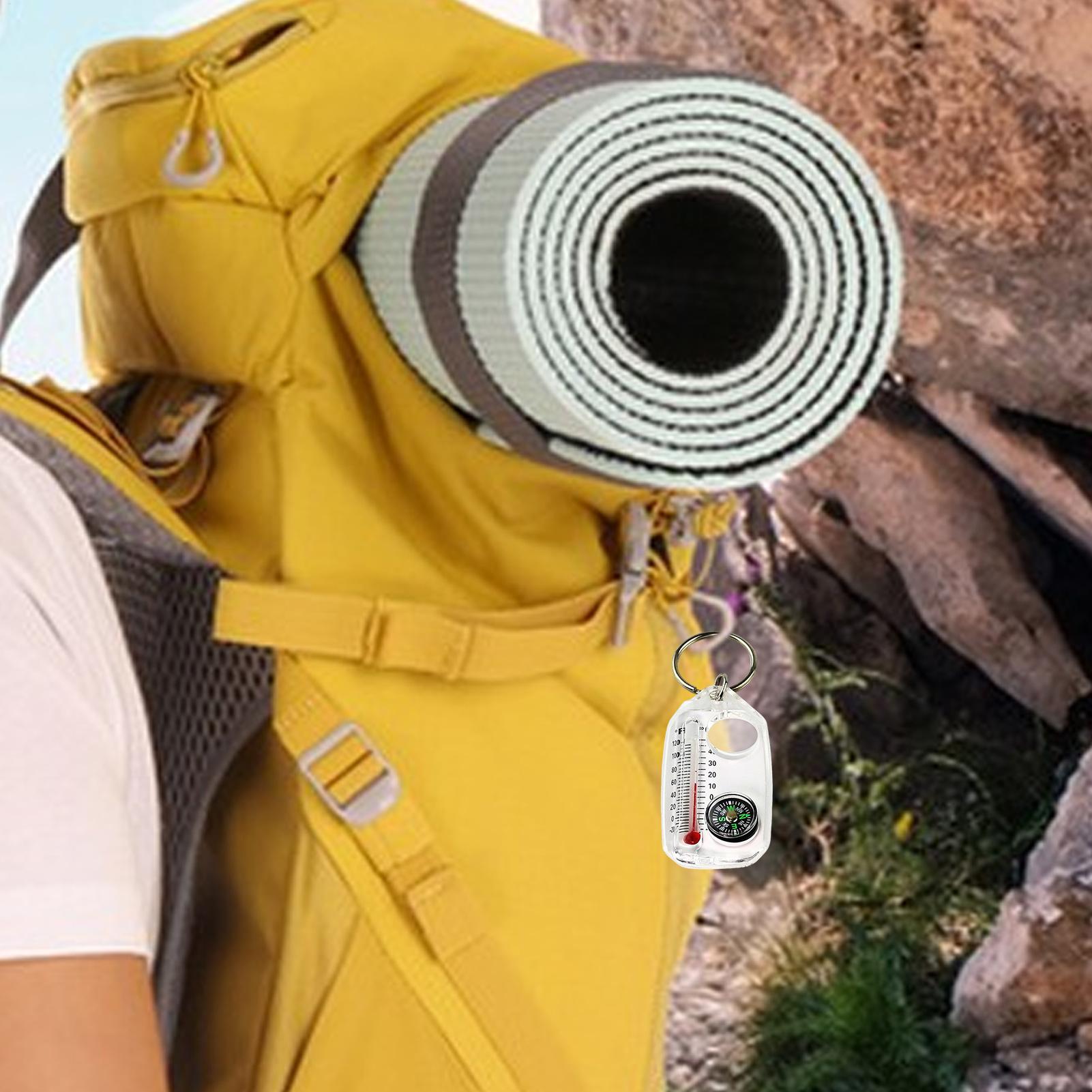 Multifunctionele mini-sleutelh - Compass Keychain Mini recensie en prijs