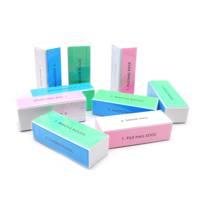 5 stks Kleurrijke Buffing Blok - Nail File Titanium recensie en prijs
