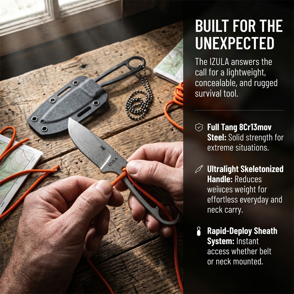 Dagelijks te dragen survivalme - Edc Concealed Carry Knife recensie en prijs