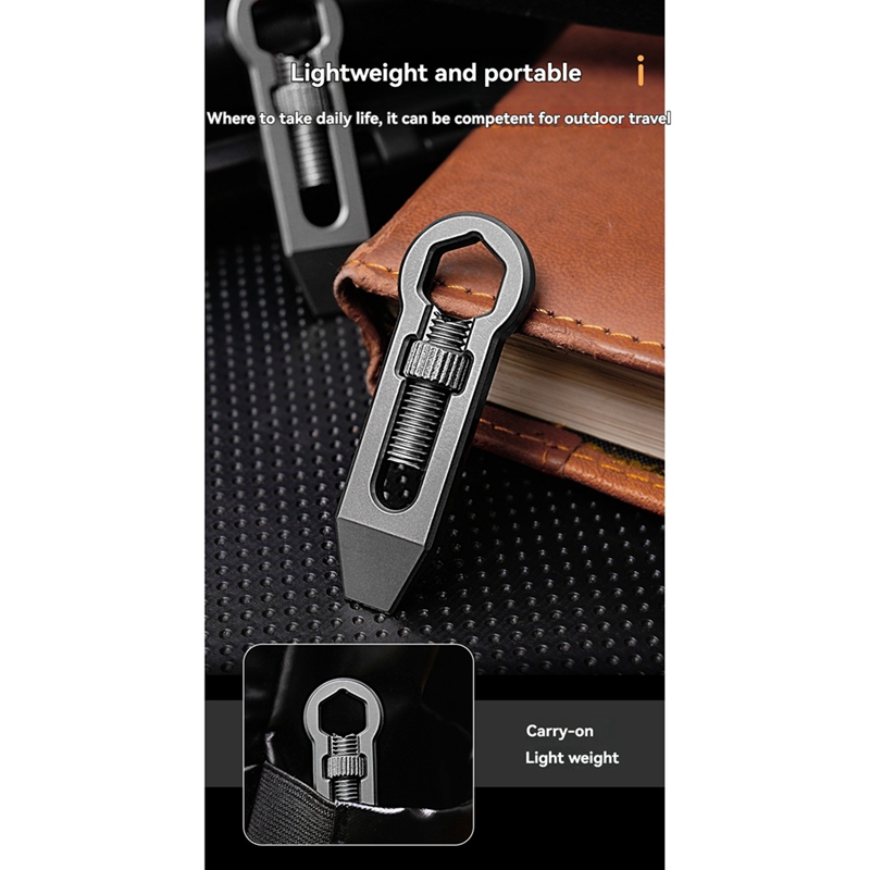 Titaniumlegering zeskantsleute - Titanium Pry Bar recensie en prijs