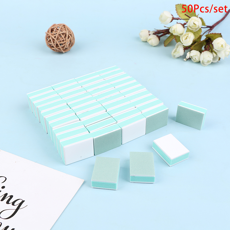 50 stks/partij Mini Nail Buffe - Nail File Titanium recensie en prijs