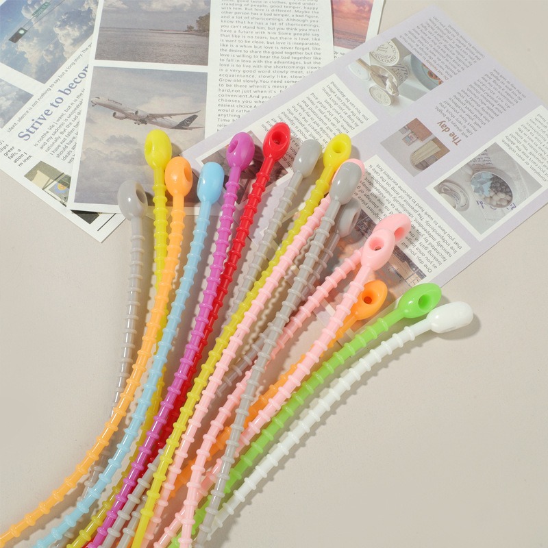 willekeurige kleur 5 stuks mul - Cable Winder Keychain recensie en prijs