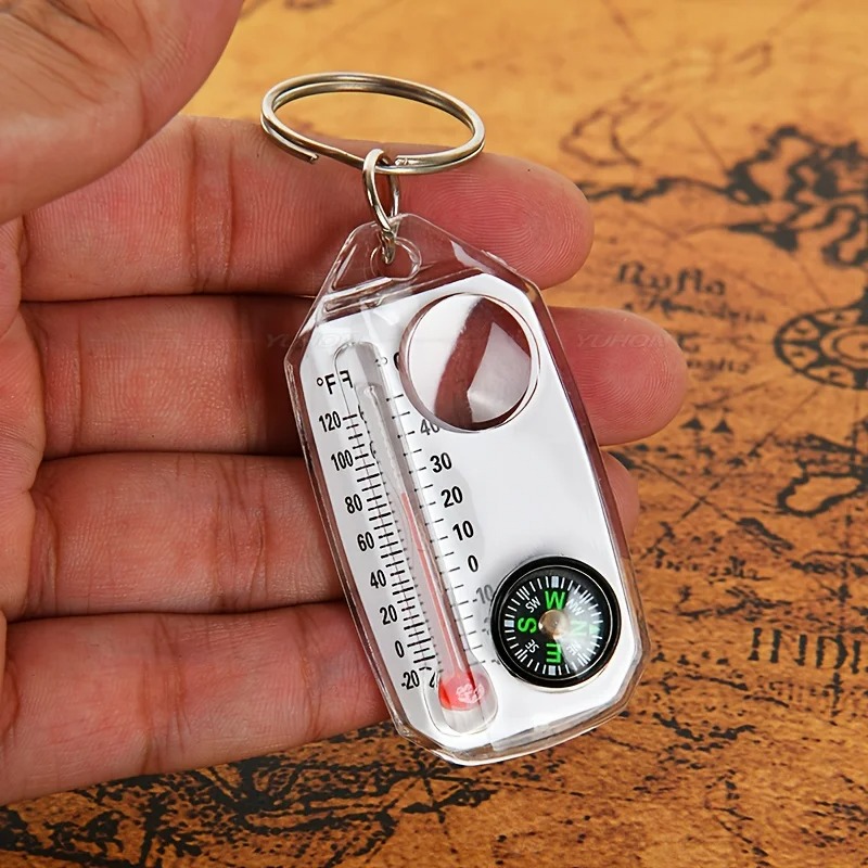 3-in-1 sleutelhangerkompas, dr - Compass Keychain Mini recensie en prijs
