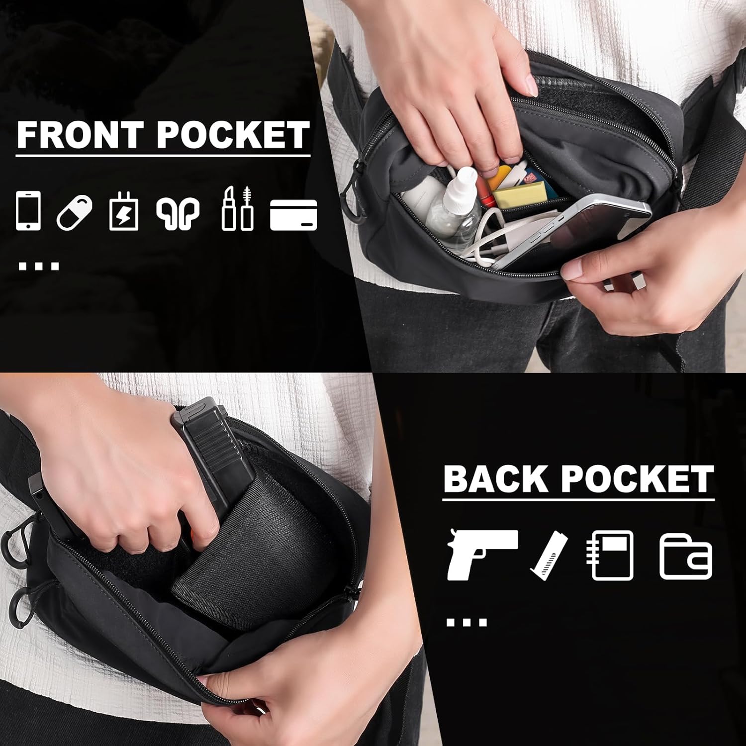 Tactisch heuptasje met holster - Appendix Carry Edc recensie en prijs