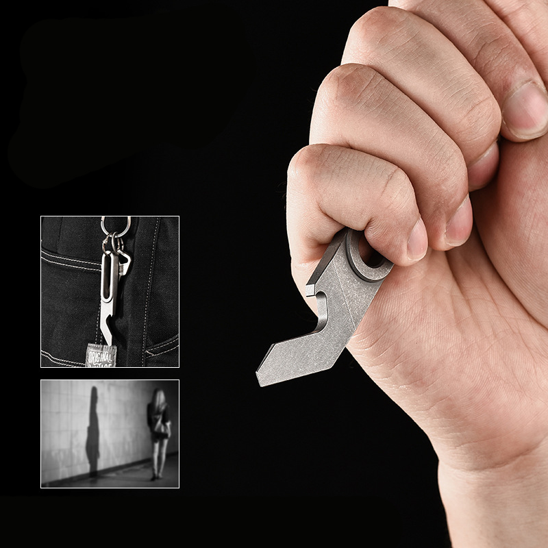 Multifunctionele sleutelhanger - Titanium Pry Bar recensie en prijs