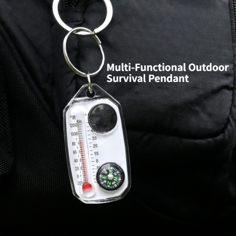 Mini Outdoor Survival-sleutelh - Compass Keychain Mini recensie en prijs