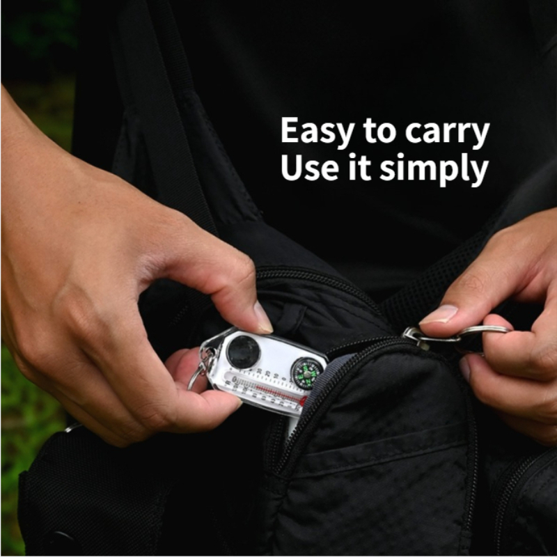Mini Outdoor Survival-sleutelh - Compass Keychain Mini recensie en prijs